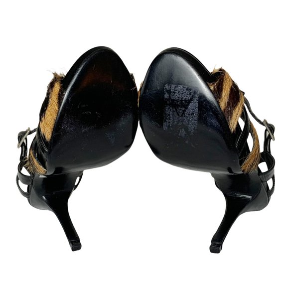 BLAQUE Calf Hair Tiger Print Platform Shoe - Picture 9 of 10